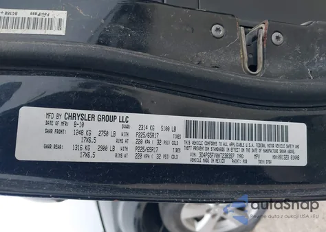 2010 Dodge Journey Sxt z USA, uszkodzony, nr VIN 3D4PG5FV0AT238397